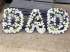Funeral Flowers | Funeral Letters | Dad Vintage Style Letters