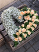 Heart Tributes | Gypsophlia & Rose Open Heart