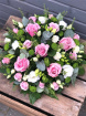 Funeral Posy’s | Pale Pink Rose & Freesia Posy