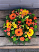 Funeral Flowers | Funeral Posy’s | Orange Posy