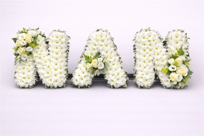 Funeral Flowers | Funeral Letters | NAN Foliage Edge Tribute