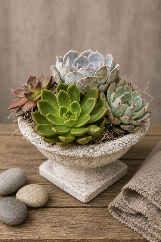 Fathers Day | Gift Flowers | Plants | Succulent Arrangement
