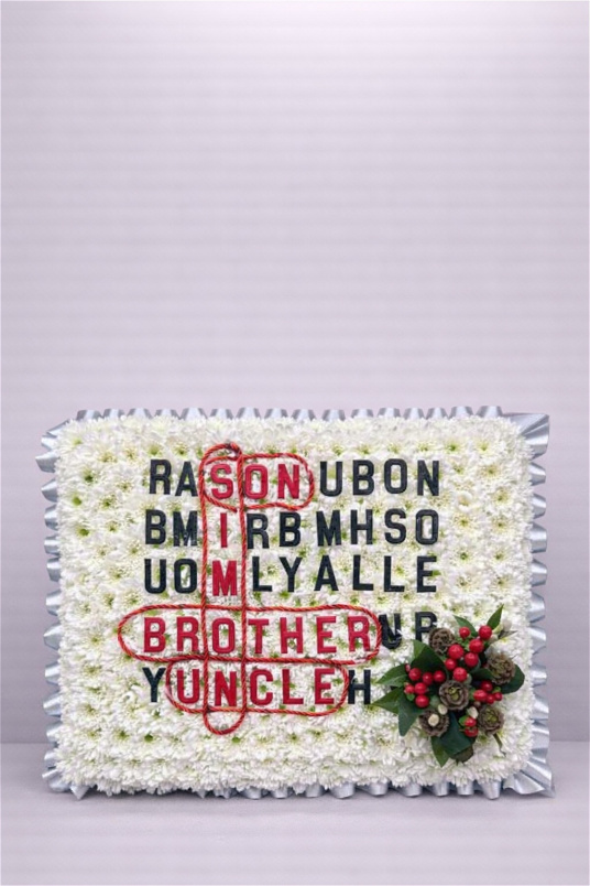 Funeral Flowers | Personal Tributes | Word Search Tribute