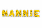 Funeral Flowers | Funeral Letters | NANNIE Vintage letter Tribute