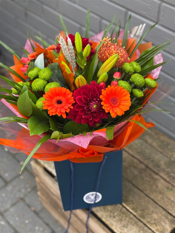 Gift Flowers | Vanilla Blue Gift Bag