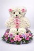 Funeral Flowers | Personal Tributes | Teddy Bear - White
