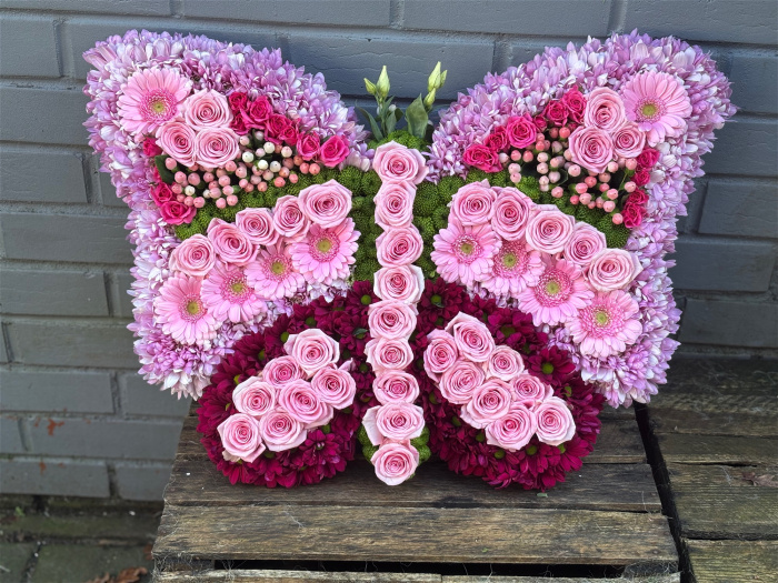 Funeral Flowers | Personal Tributes | Butterfly Tribute