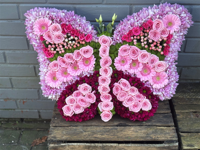 Funeral Flowers | Personal Tributes | Butterfly Tribute