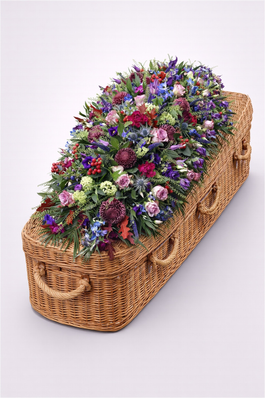 Casket Sprays | Funeral Flowers | Jewelled Casket Spray