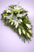 Funeral Flowers | Teardrop Sprays | Lily Teardrop Spray