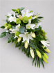Funeral Flowers | Teardrop Sprays | Lily Teardrop Spray