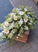 Casket Sprays | Funeral Flowers | Teardrop Sprays | Harvest Style Teardrop Spray