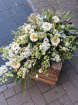 Casket Sprays | Funeral Flowers | Teardrop Sprays | Harvest Style Teardrop Spray