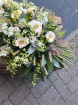 Casket Sprays | Funeral Flowers | Teardrop Sprays | Harvest Style Teardrop Spray