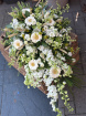 Casket Sprays | Funeral Flowers | Teardrop Sprays | Harvest Style Teardrop Spray