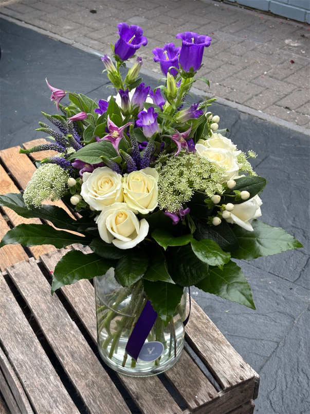 Gift Flowers | Enchanted Violet Vase