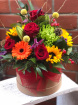 Florist Choice Flowers | Hatbox Collection | Vanilla Blue Hatbox