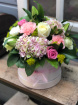 Florist Choice Flowers | Hatbox Collection | Vanilla Blue Hatbox
