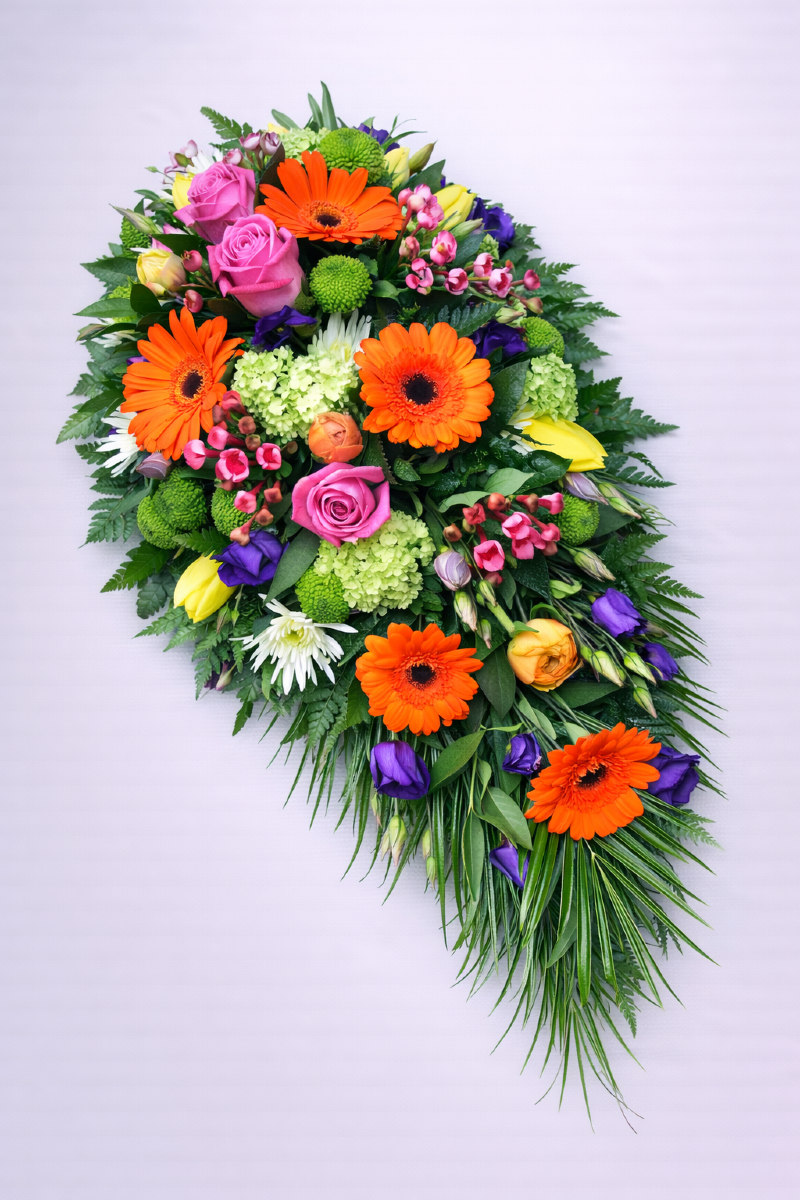 Vanilla Blue Flowers | Colchester | Funeral Flowers Colchester Funeral Tributes Sympathy Flowers