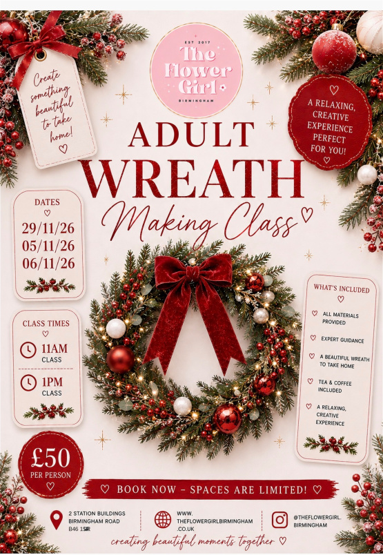 Christmas Wreaths | Workshops | Christmas Wreath Workshop