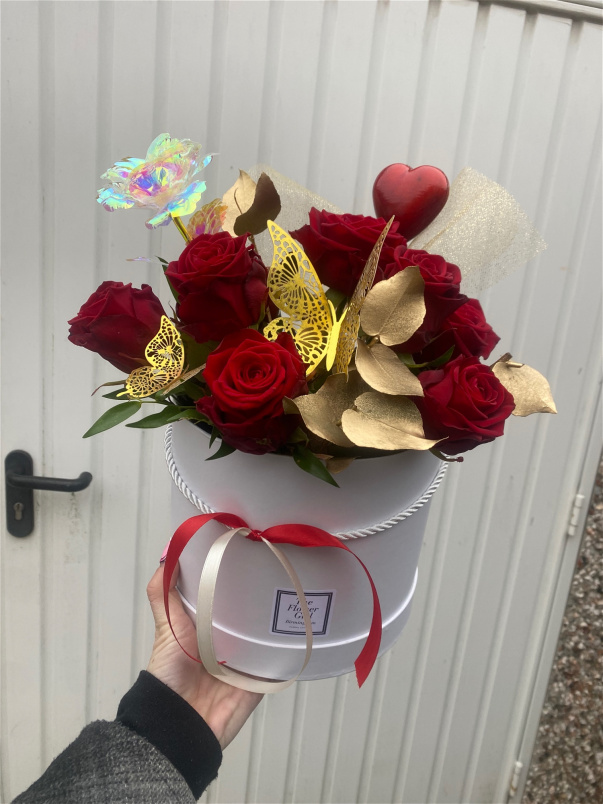 Valentines Day  | Valentines Rose Hat Box