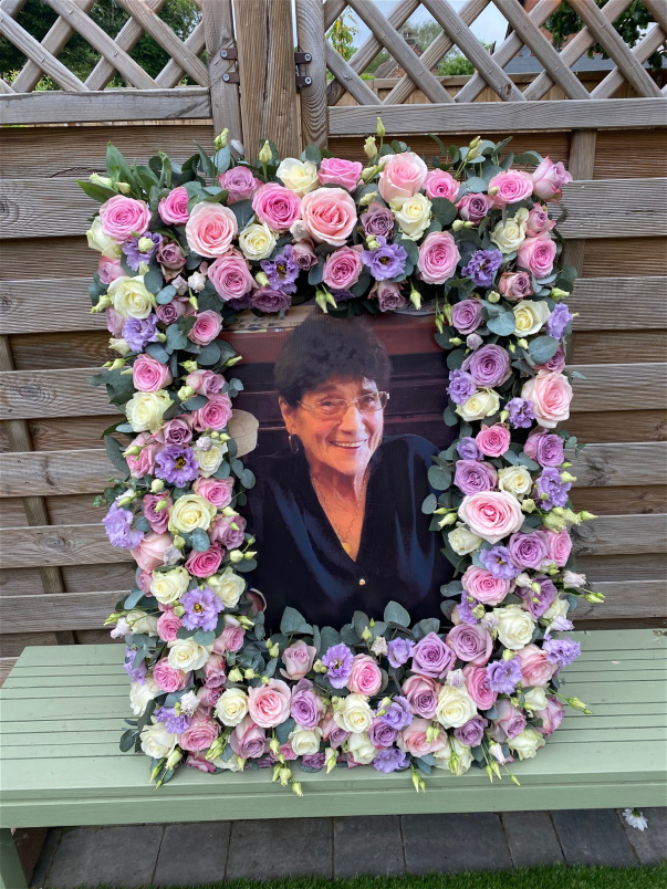 Funeral Tributes  | Floral photo frame