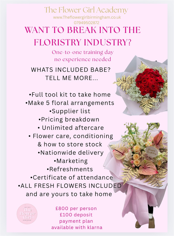 Flower Girl Academy Training | One to one training