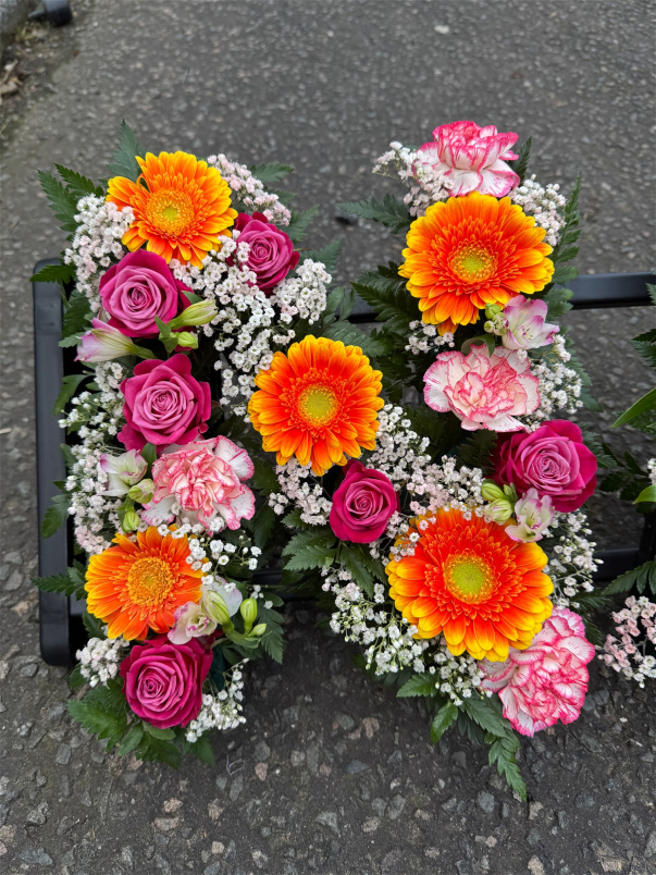 Funeral Tributes  | Mixed floral letters