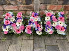Funeral Tributes  | Mixed floral letters
