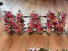 Funeral Tributes  | Mixed floral letters