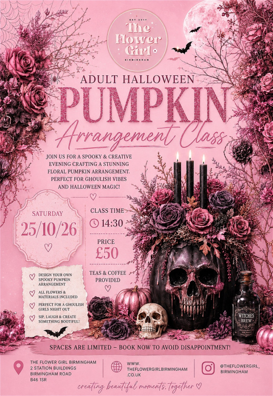 Workshops | Adult Pumpkin work shop