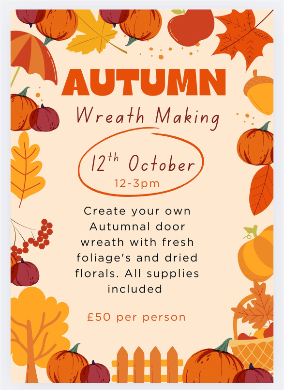 Workshops | Autumn Door Wreath Workshop