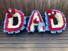 Funeral Tributes  | Football theme letters