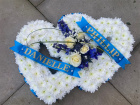 Funeral Tributes  | Double open heart