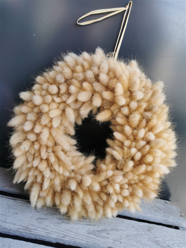 Dried Flowers | Bunny Tail Wreath