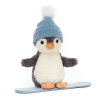 Christmas 2024 Jellycats | Peanut Penguin Snowboarding