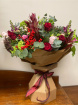 Christmas Flowers | Red Christmas Hand Tied Bouquet