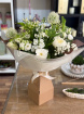 Bouquets | Christmas Flowers | Elegant White Hand Tied Bouquet
