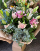 Bouquets | Mother's Day | Valentine Flowers - Hand Tied Bouquet | Lily and Rose Hand tied bouquet