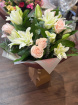 Bouquets | Christmas Flowers | Mother's Day | Valentine Flowers - Hand Tied Bouquet | Lily and Rose Hand tied bouquet
