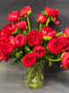 Bouquets | Valentine Flowers - Hand Tied Bouquet | Raspberry Peony bouquet