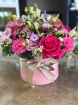 Arrangements | Mother's Day | Valentine - Hat Box Arrangements | Seasonal Hat Box Arrangement