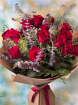 Bouquets | Christmas Flowers | Valentine Flowers - Hand Tied Bouquet | Ruby Reds Rose Bouquet