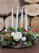 Christmas Flowers | Advent wreath with candles