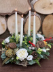 Christmas Flowers | Advent wreath with candles