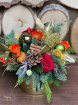 Christmas Flowers | Christmas Hat Box Arrangement