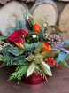 Christmas Flowers | Christmas Hat Box Arrangement