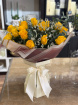 Christmas Flowers | Valentine Flowers - Hand Tied Bouquet | Yellow Rose Bouquet