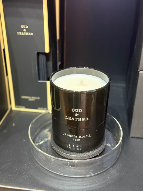 Luxury Candles | Leather & Oud Candle Set
