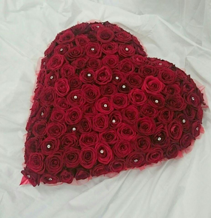Sympathy | Luxury Rose Heart